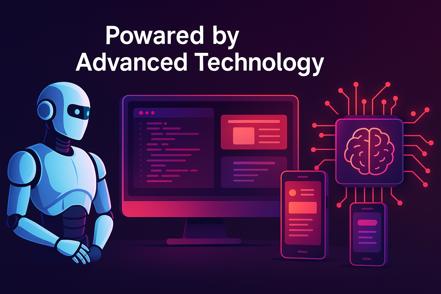 Tech Devices Illustration